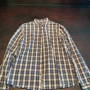 H&M plaid button up shirt